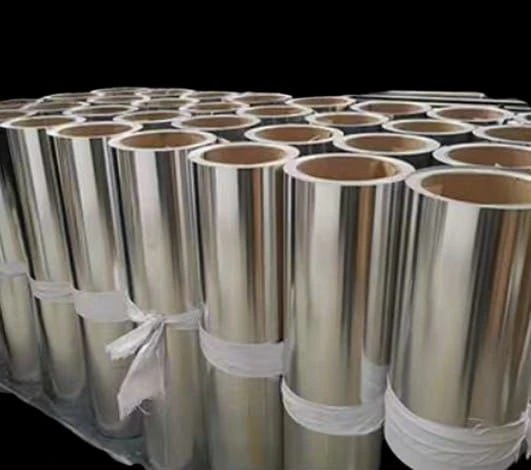 Rollos de laminas de aluminio.